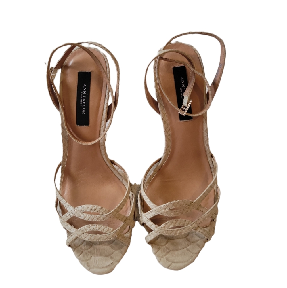 Ann taylor strapped heels
